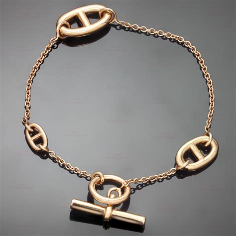 hermes farandole bracelet rose gold|HERMES 18K Rose Gold TPM Farandole Bracelet XS.